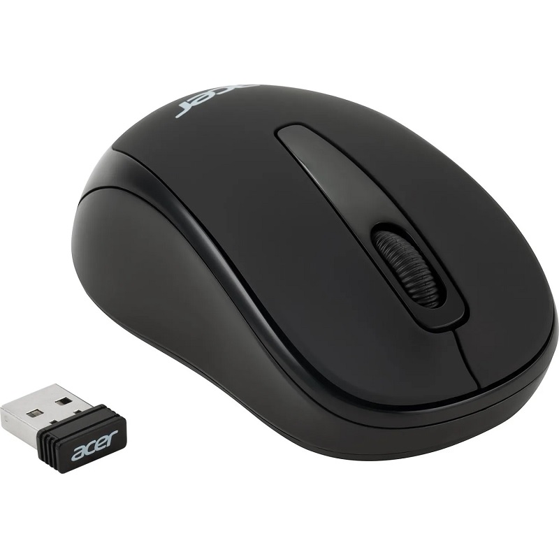 Мышь Acer OMR133 черный, оптическая беспровод. USB 