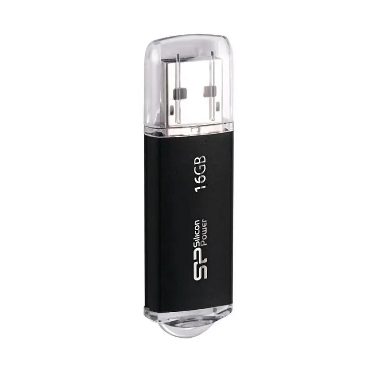 Память USB2.0 FlashDrive 16GB Silicon Power Ultima II-I Series,черный