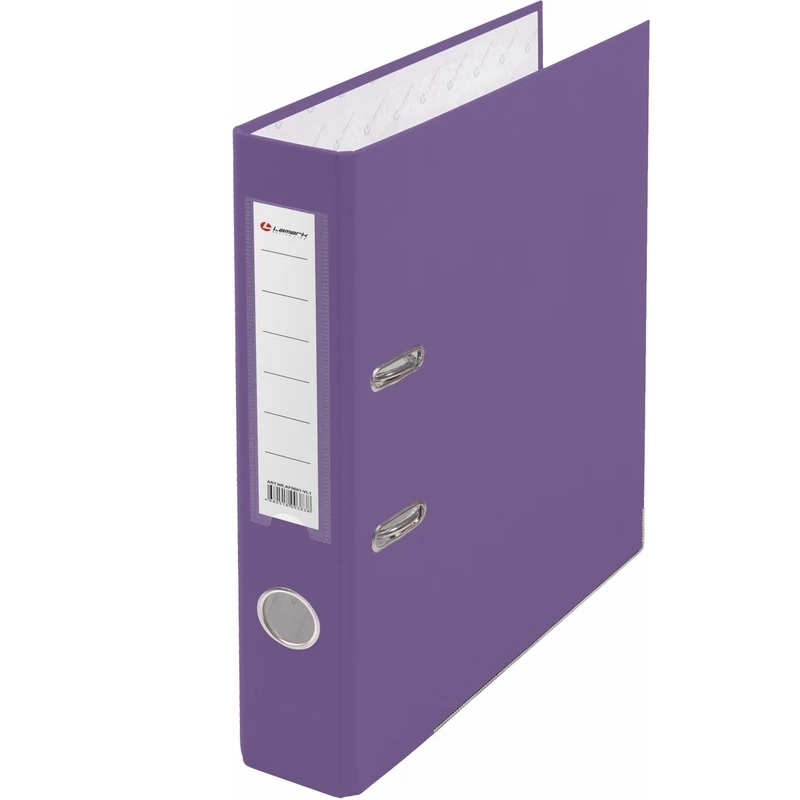 Регистратор 50 мм. Lamark собр., фиолетовый, мет./уг./25