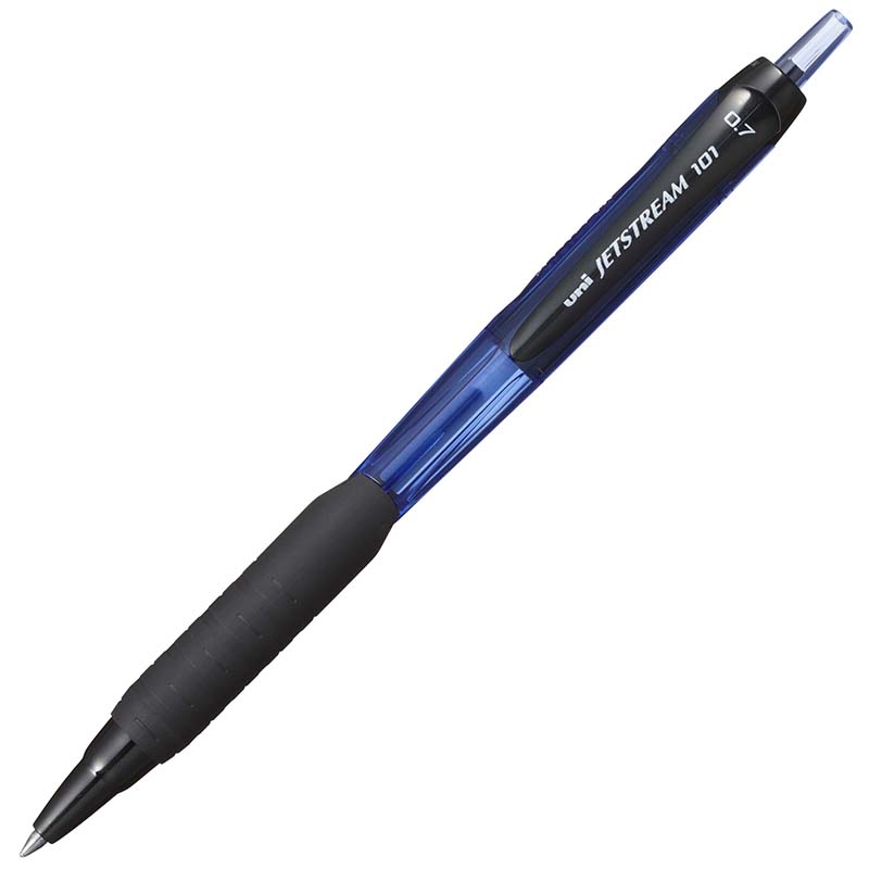 Ручка ш. авт. син. 0,5ммUni Ball Jetstream, грип/12