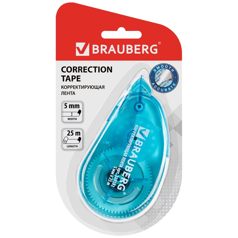 Корректор ленточный 5мм*25м Brauberg Maxi/12