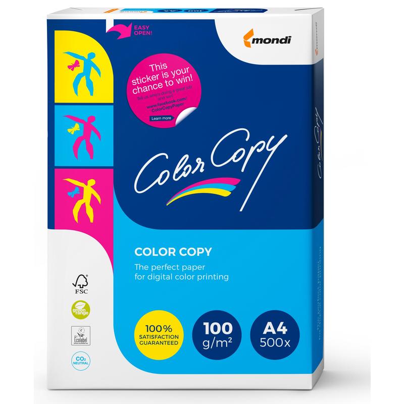 Бумага Color Copy А4  100г./500л./5