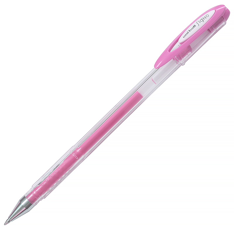 Ручка гелевая "Uni-Ball Signo" 0,7 мм., розовая — Абсолют