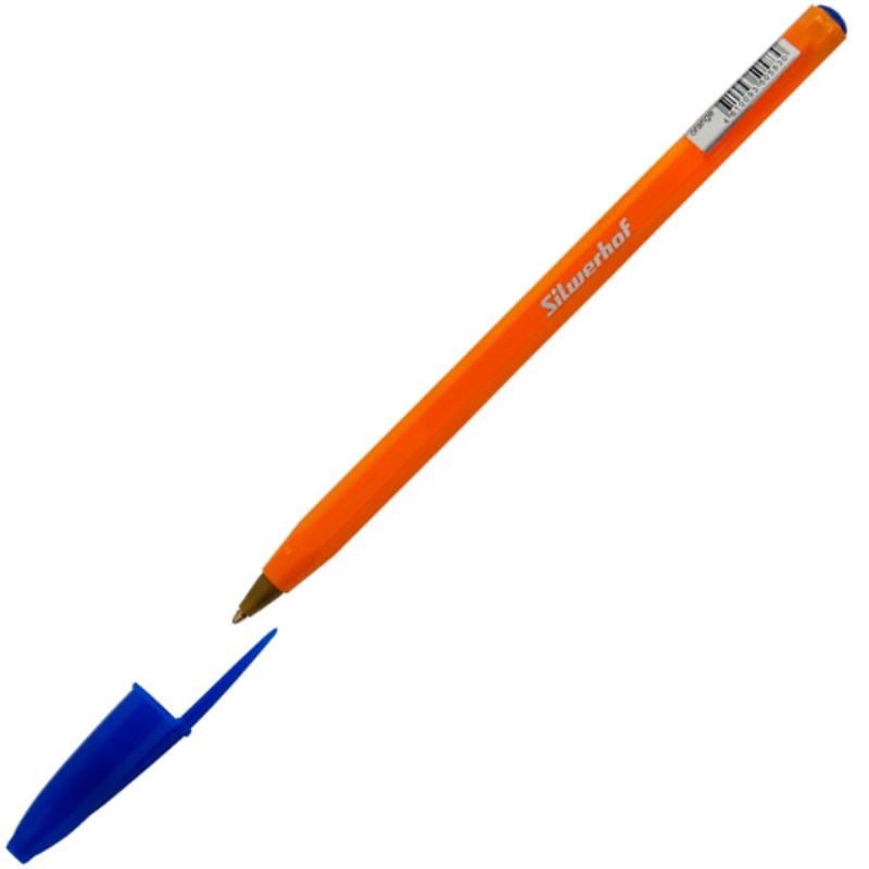 Ручка шар. син. 0,7мм Silwerhof Orange
