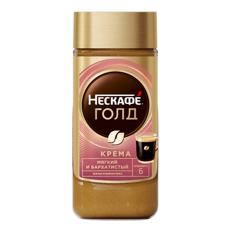 Кофе стекло 170гр Нескафе Голд Крема, раствор./6