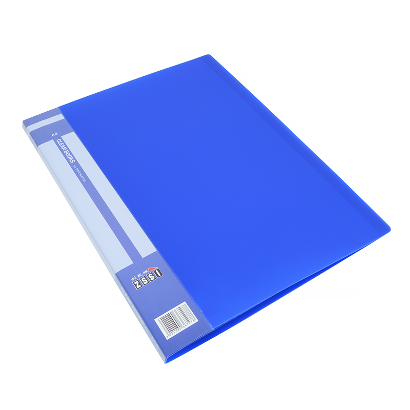 Папка на 10 файлов "ZS-310", A4, синяя — Абсолют