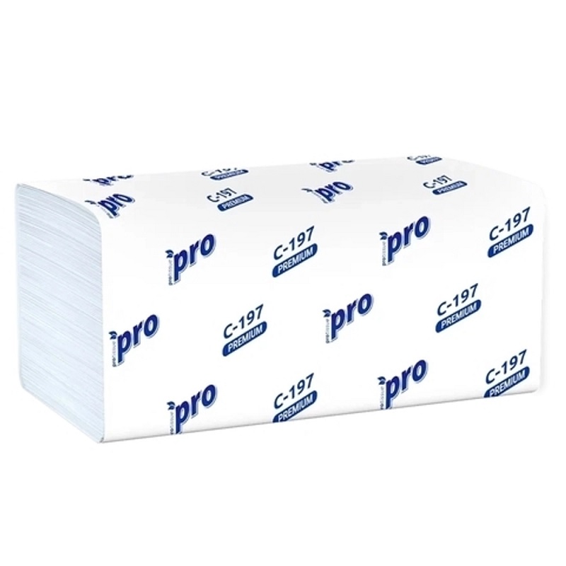 Полотенца бум.PRO, V-слож, 2сл, 200л (23*21)/20
