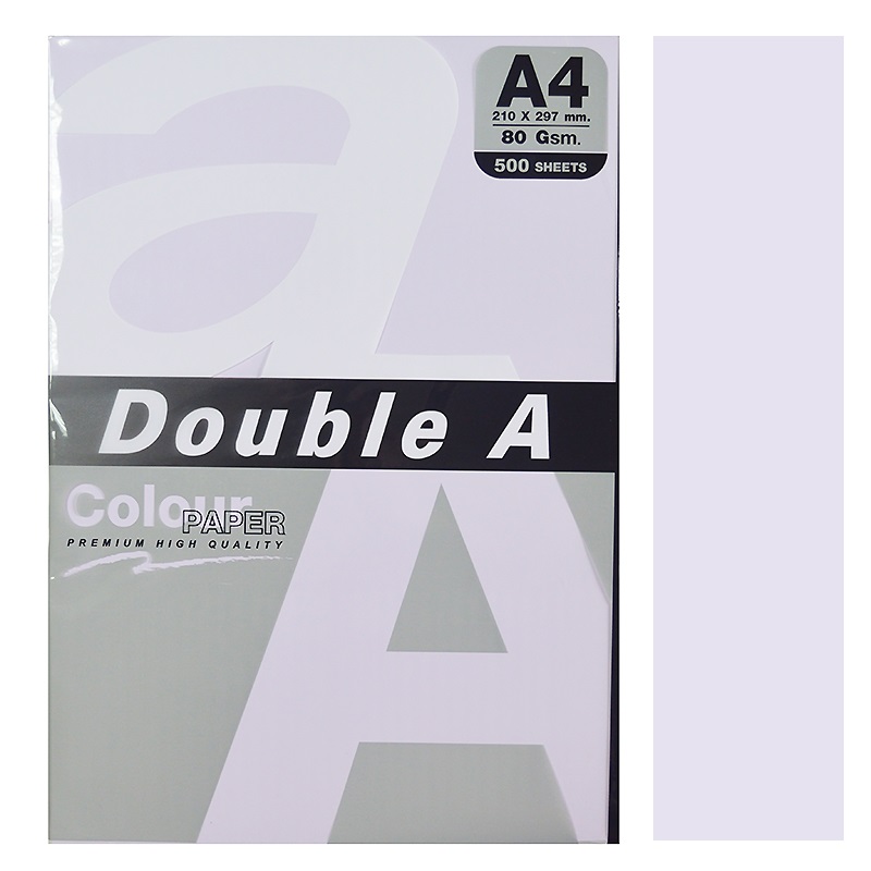 Бумага "Double A" 80 г. А4 /LAVENDER(лаванда) 500л./5