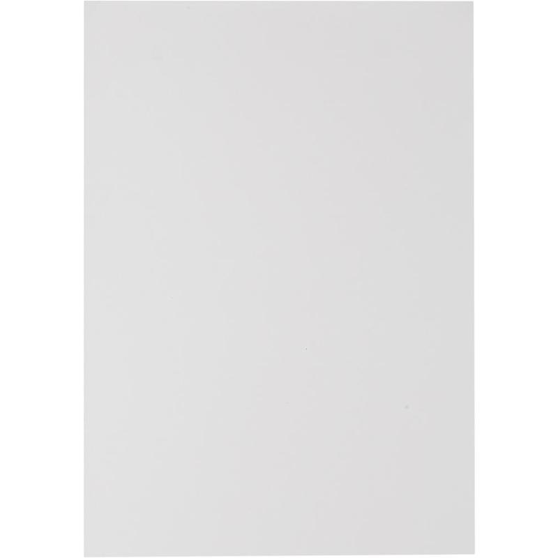 Обложкка для переплёта А4 картон, 230г/м2, "лен" белая — Абсолют