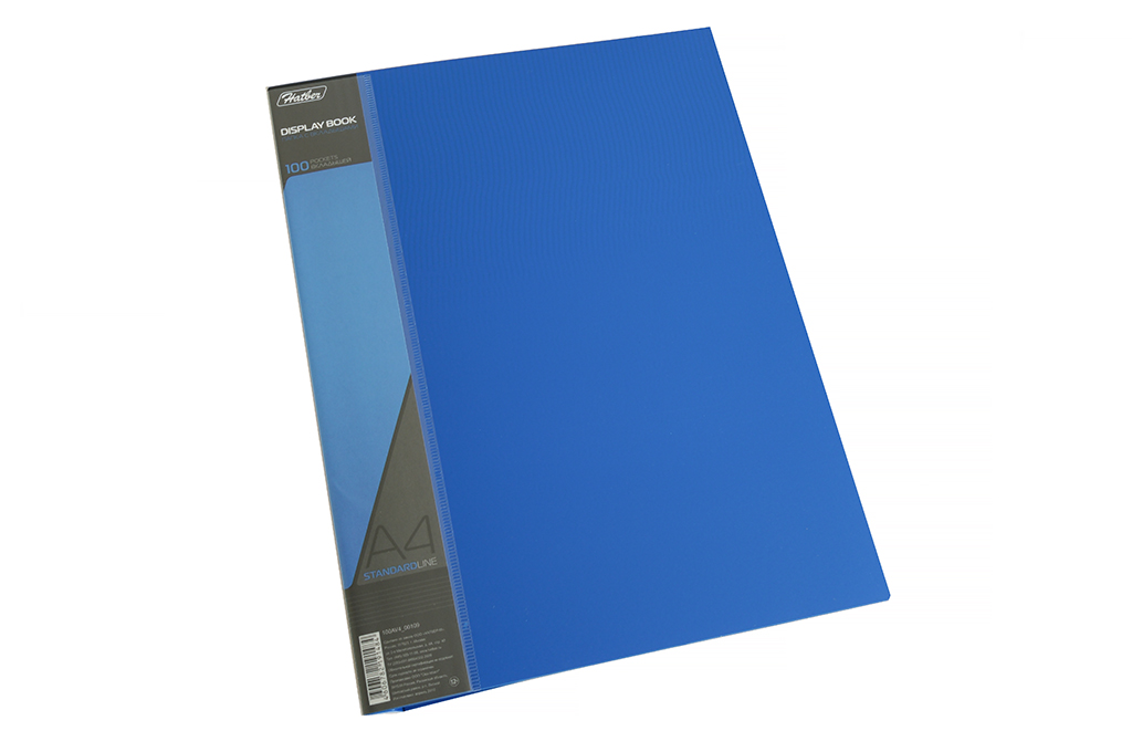 Папка с мультиф.100 л. Standard Hatber, синяя — Абсолют