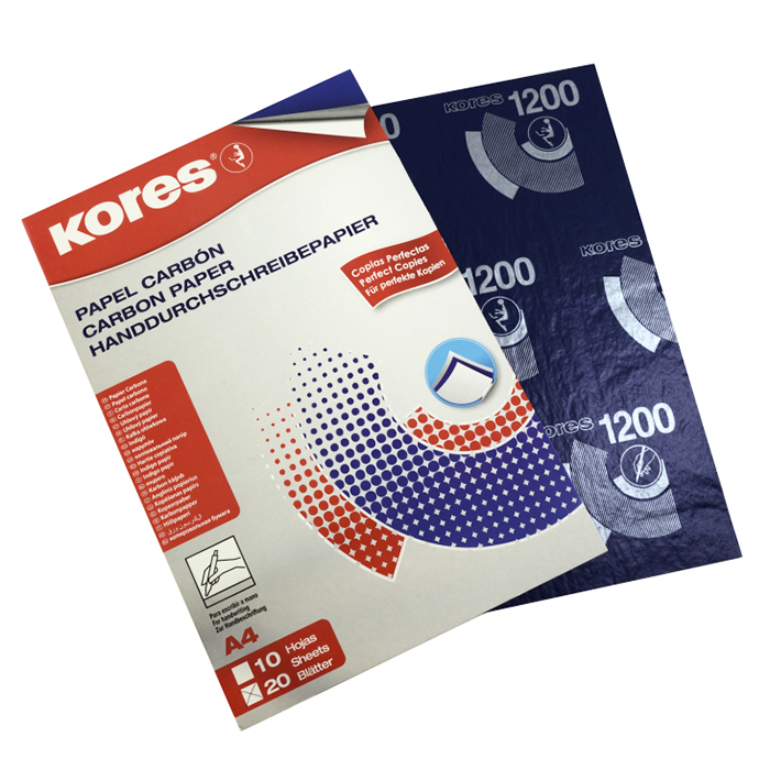 Бумага копировальная "Kores-1200" синяя (20 листов) — Абсолют