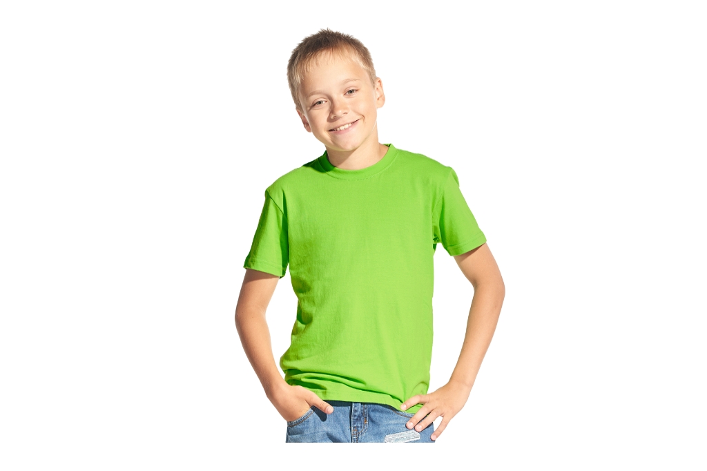 Футболка детская "StanKids", ярко-зеленая, размер 12 лет — Абсолют