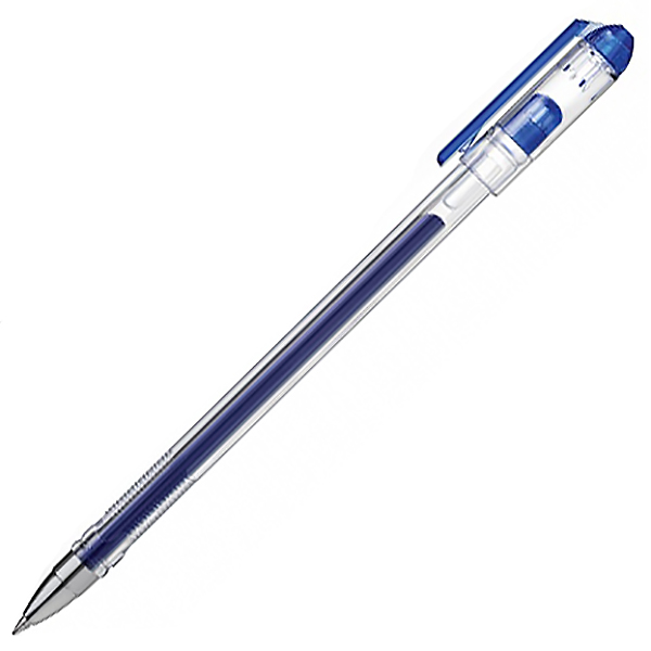 Ручка гелевая Hatber Solo, 0.5мм., синяя, трехгранный корпус — Абсолют