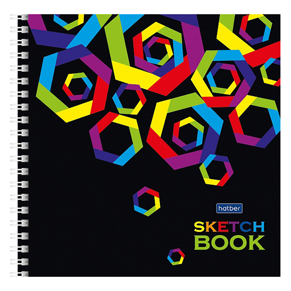 Блокнот 170х170 80л "Sketchbook"Калейдоскоп", 120 г/м², гребень Блокнот 170х170 80л "Sketchbook"Калейдоскоп", 120 г/м², гребень