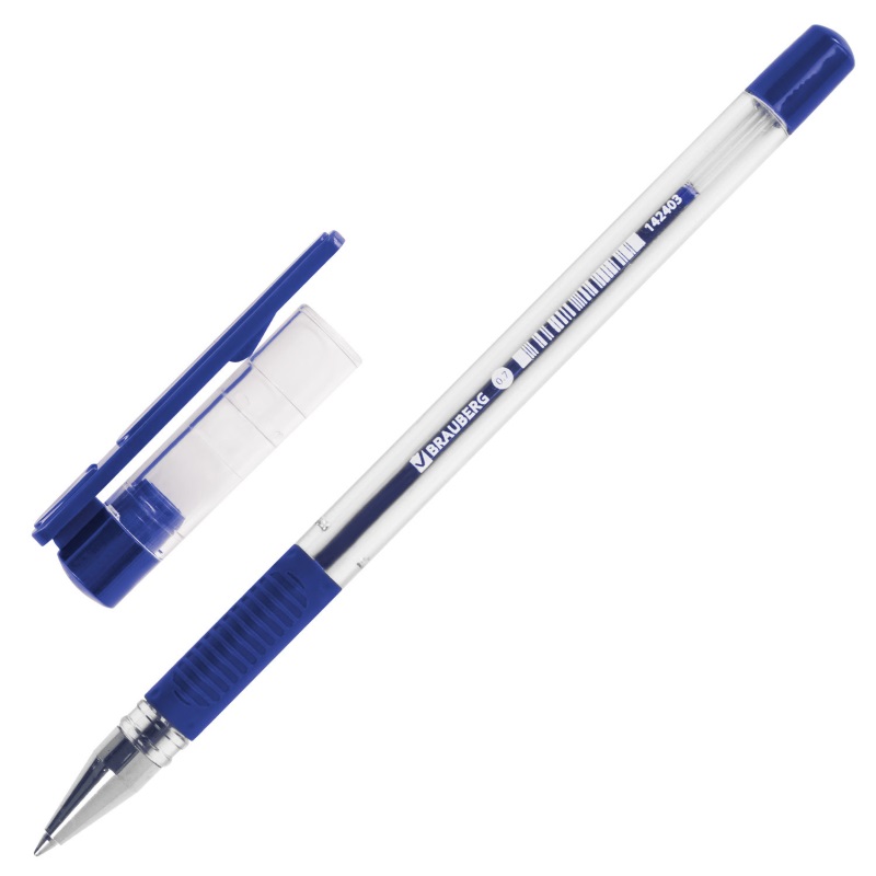 Ручка шариковая "Brauberg X-Writer" 0.7мм., синяя — Абсолют