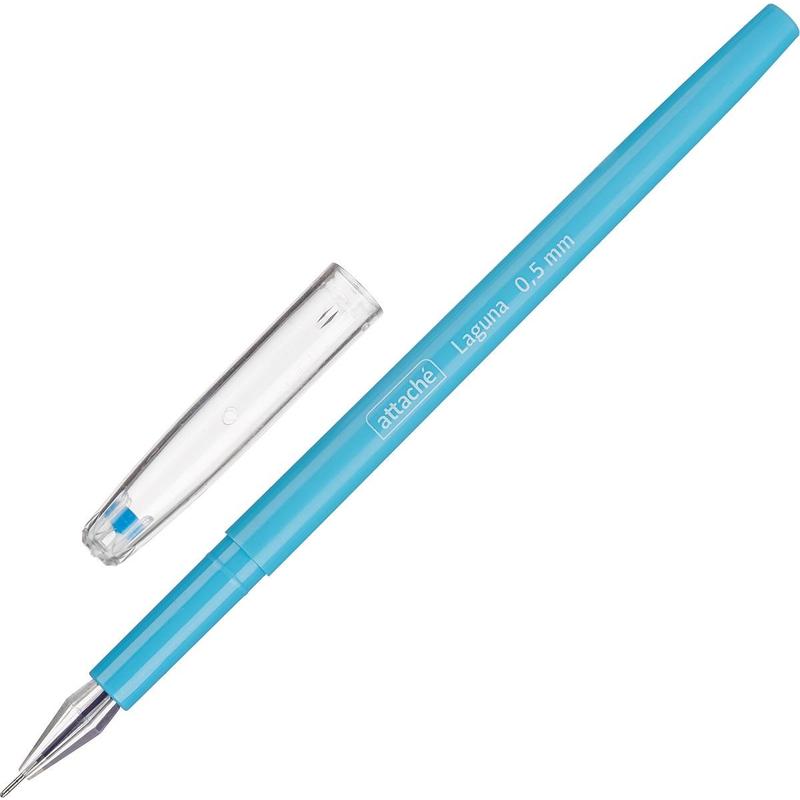 Ручка гелевая "Attache Laguna", 0.5мм., синяя — Абсолют