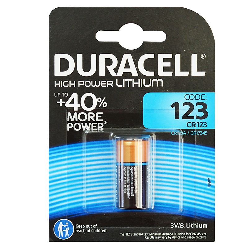Эл.пит. 123 CR Duracell Эл.пит. 123 CR Duracell