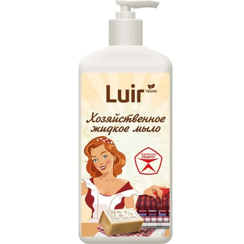 Мыло жидкое хозяйств. 1л. "LUIR"