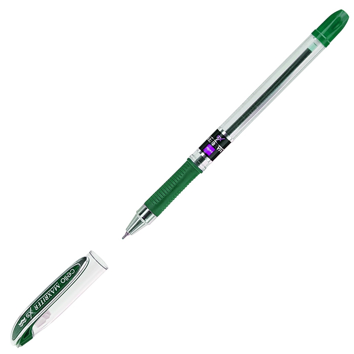 Ручка шариковая "Cello Maxriter XS" 0,7мм., зеленая — Абсолют