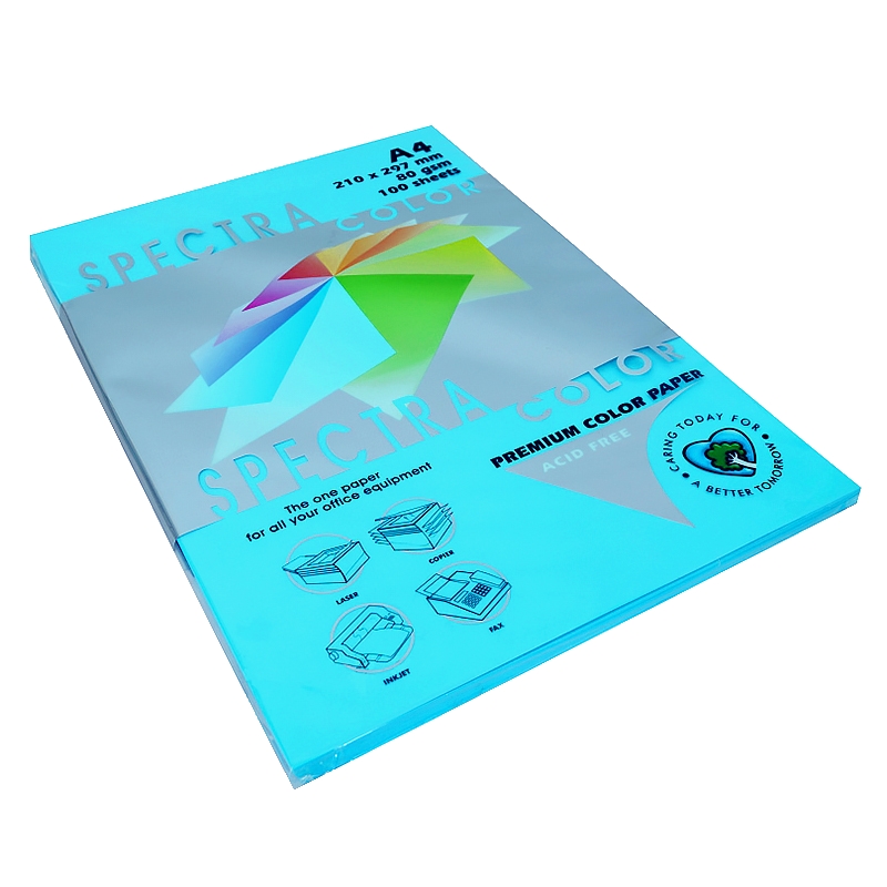 Бумага APP А4  80 г./№220/TURQUOIS (бирюзовый) 100л./22