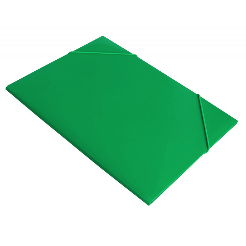 Папка на резинке "Бюрократ", A4, 30 мм., зеленая — Абсолют