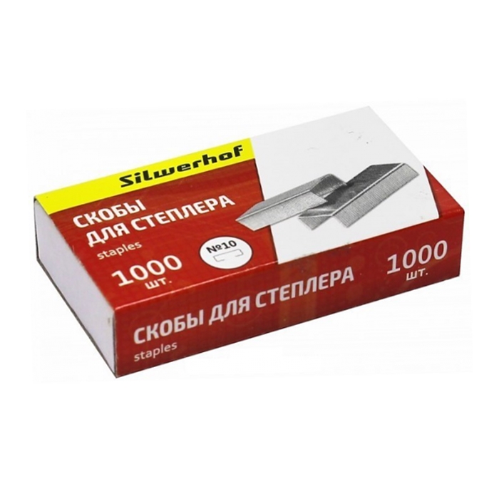Скобы №10 Silwerhof /20/1000 Скобы №10 Silwerhof /20/1000