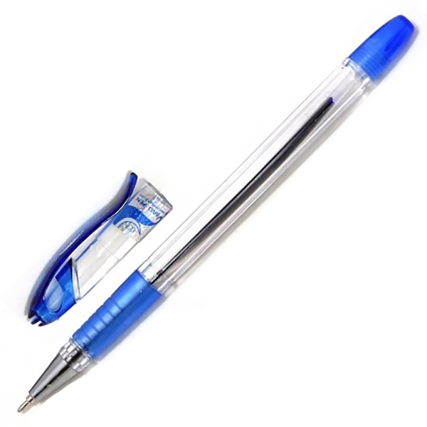 Ручка шариковая  PIANO 0,5мм, резиновый держатель,  синяя — Абсолют