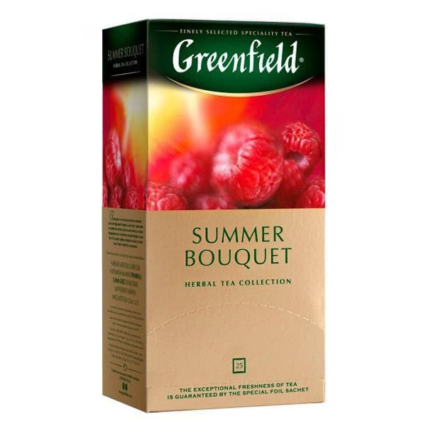 Чай Greenfield "Summer Bouquet" 25 пакетиков, фруктовый — Абсолют