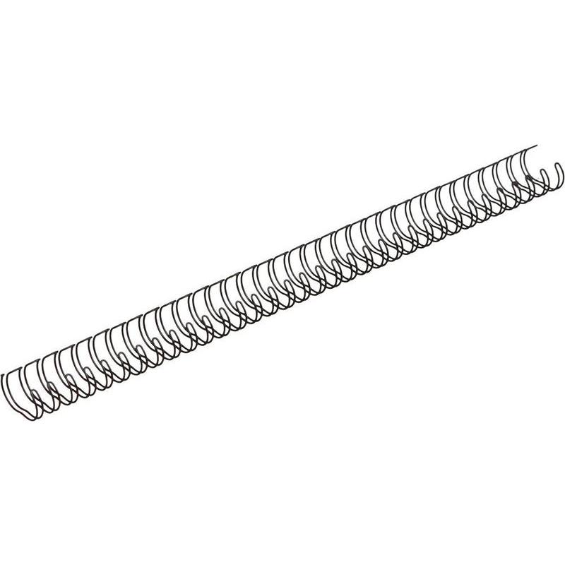 Пружина для переплёта 15.9 мм, 120-135 л, металл, чёрная — Абсолют