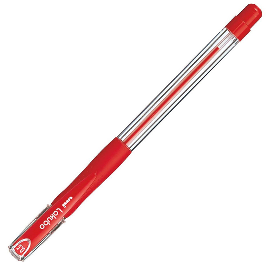 Ручка шариковая "Uni-Ball Lakubo", 0,5 мм, красная — Абсолют