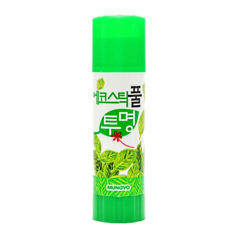 Клей-карандаш Glue Stick Mungyo Green", прозрачный, 25 гр — Абсолют