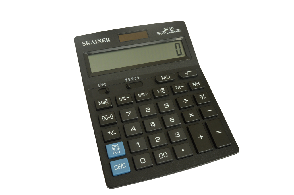 Калькулятор SKAINER "SK-111", 12 разрядный — Абсолют