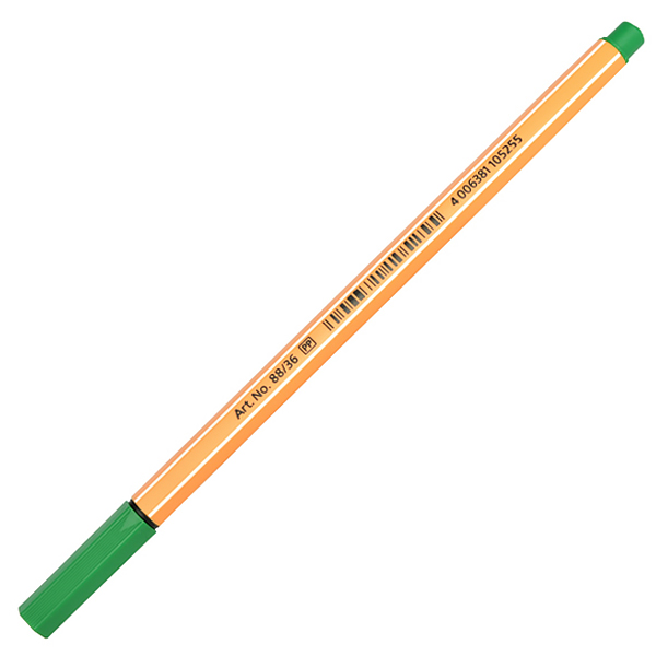 Лайнер зел. 0,4мм Stabilo "Point"/12