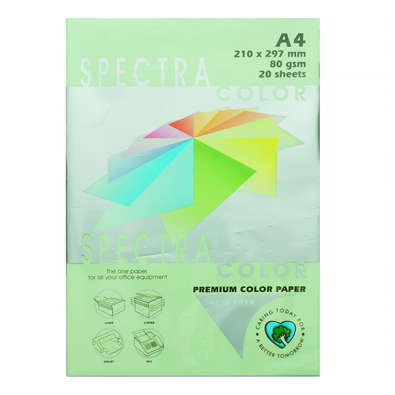 Бумага APP А4 80 г. 20л. /№130/LAGOON (свет.зеленый) /50 Бумага APP А4 80 г. 20л. /№130/LAGOON (свет.зеленый) /50