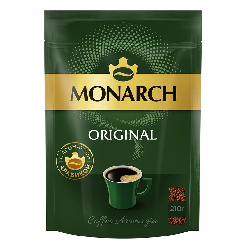 Кофе пакет 210гр Якобс Монарх/6
