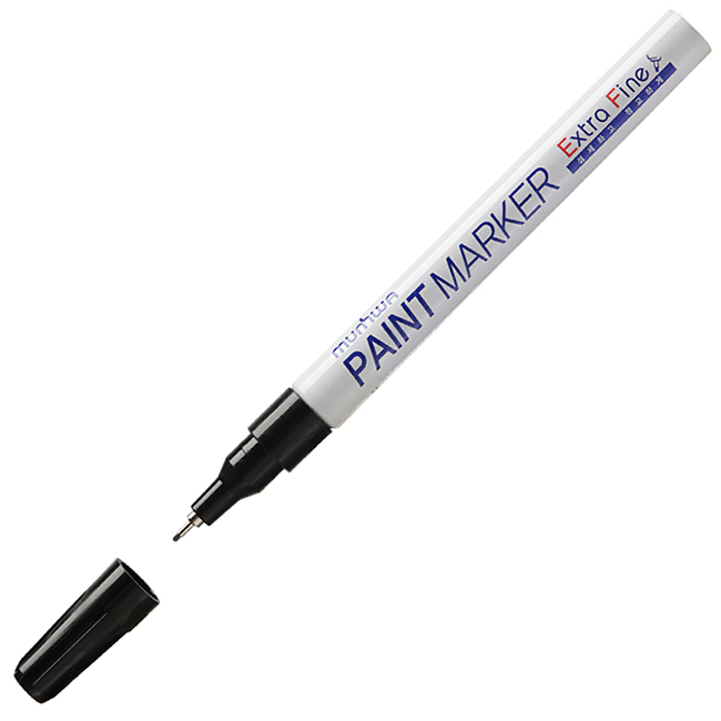Маркер - краска черный 1,0мм, MunHwa "Extra Fine Paint Marker", нитро-основа