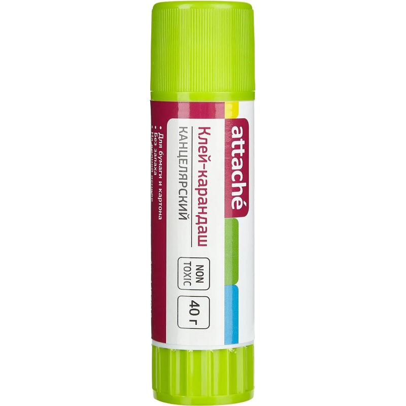 Клей-карандаш 40г Glue Stick Attache/12