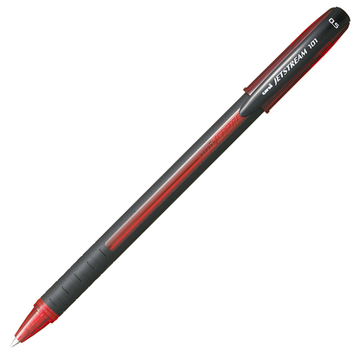 Ручка шариковая "Uni Ball Jetstream SX-101", 0,5 мм, красная — Абсолют