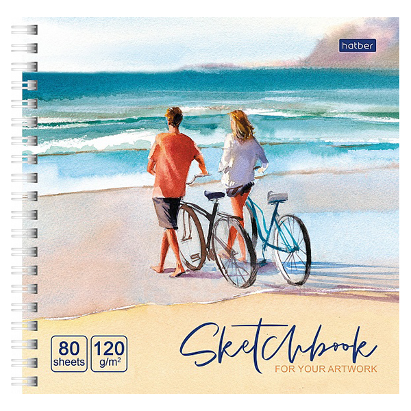 Блокнот 170х170 80л "Sketchbook"Красота мгновения", 120 г/м², гребень Блокнот 170х170 80л "Sketchbook"Красота мгновения", 120 г/м², гребень