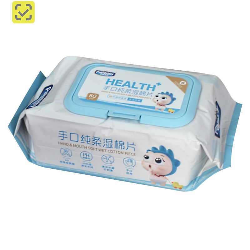 Салфетки влажные Palmbaby  80шт. детские Премиум, 150х200мм, SL19, 60гр/м2, клапан/24