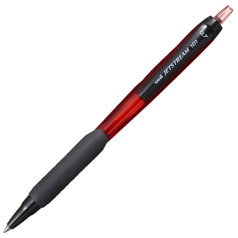 Ручка шариковая автоматическая "Uni Ball Jetstream SXN-101" 0,7 красная — Абсолют