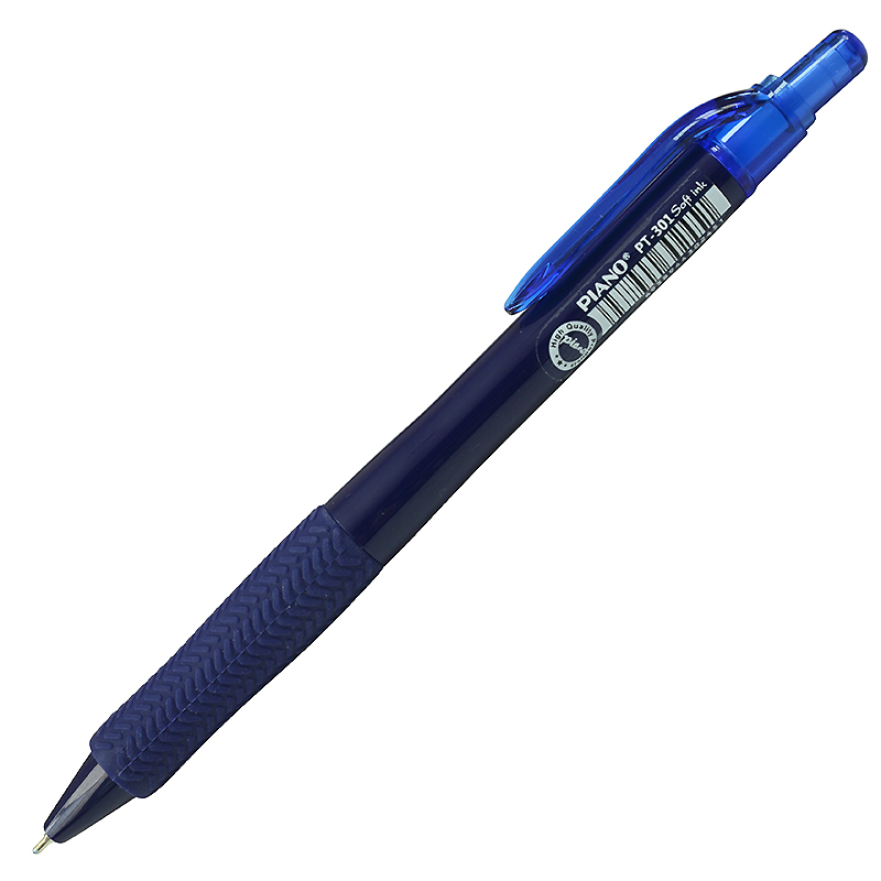 Ручка шариковая PIANO "PT-301" 0.7мм., автомат, синяя — Абсолют