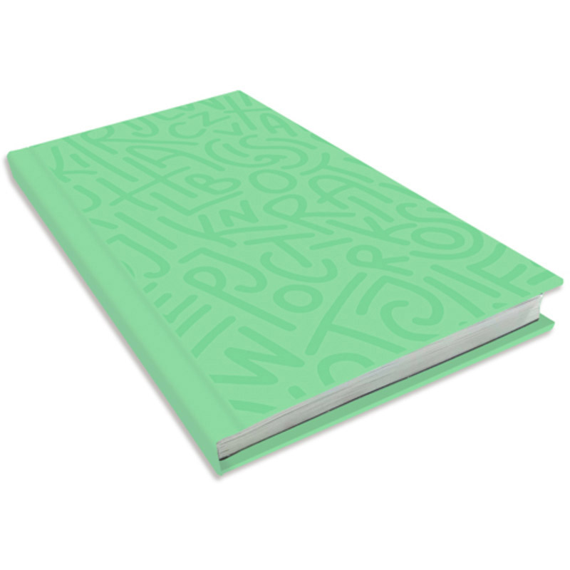 Записная книжка "Lamark Delight Time" 110х205, 80л, обл.лам. карт., УФ-лак, мята