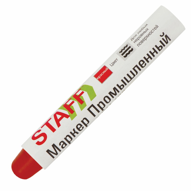 Маркер д/любых поверхн. ПМ-100, от -20 до +40С, STAFF, красный