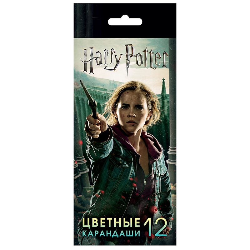 Карандаши 12 цв."Хатбер","Гарри Поттер",карт.уп. Карандаши 12 цв."Хатбер","Гарри Поттер",карт.уп.