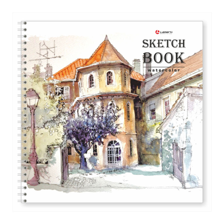 Блокнот 200х200 30л "Sketchbook"Сказочный дом, акв.бум. 200 г/м², тв.обл., гребень Блокнот 200х200 30л "Sketchbook"Сказочный дом, акв.бум. 200 г/м², тв.обл., гребень