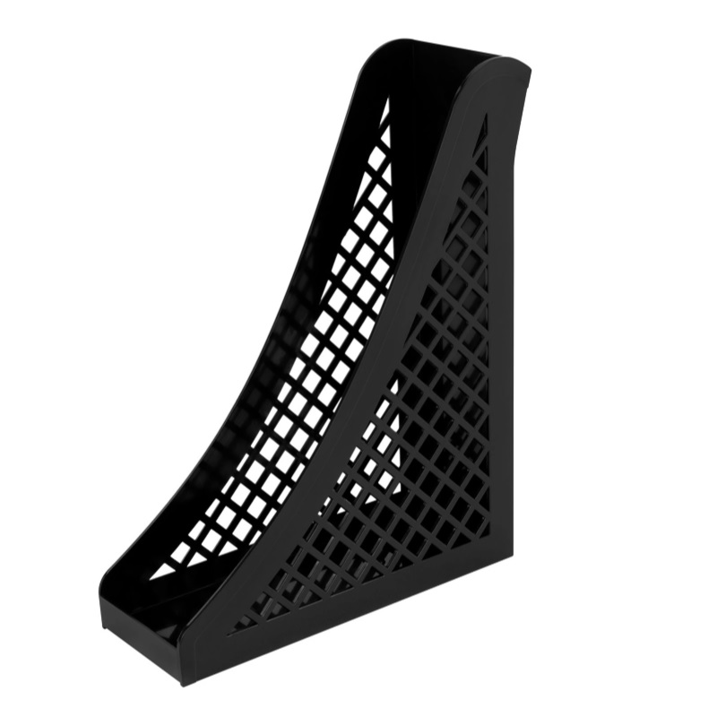 Лоток верт. монолит 1 сек. 80 мм., Brauberg ECO, 240×80×290 мм, сетчатый, черный