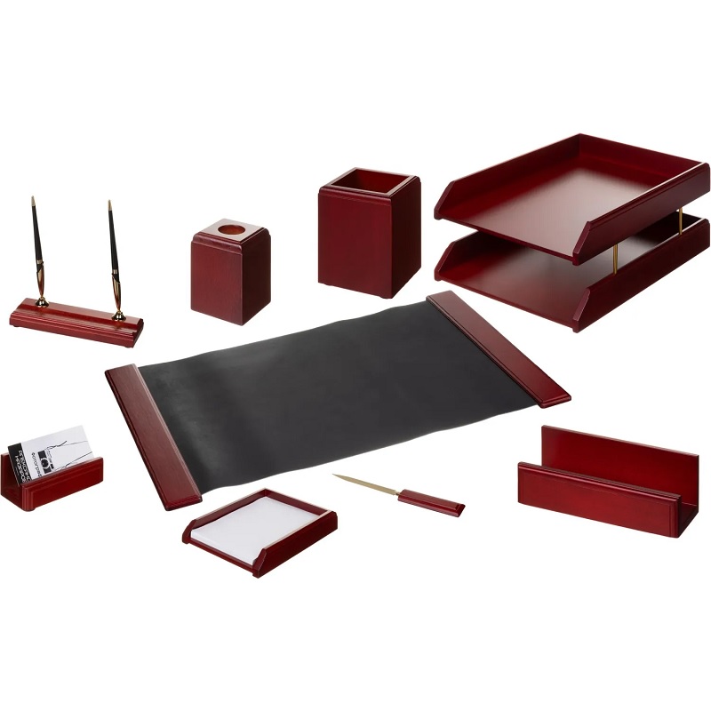 Дерев. набор  9 пред. красн. дерево/1