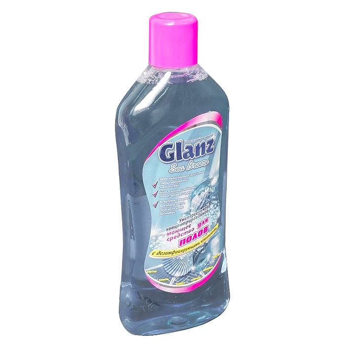 /М Моющее средство д/полов и поверхностей "Glanz"Морской бриз" 1 л /М Моющее средство д/полов и поверхностей "Glanz"Морской бриз" 1 л