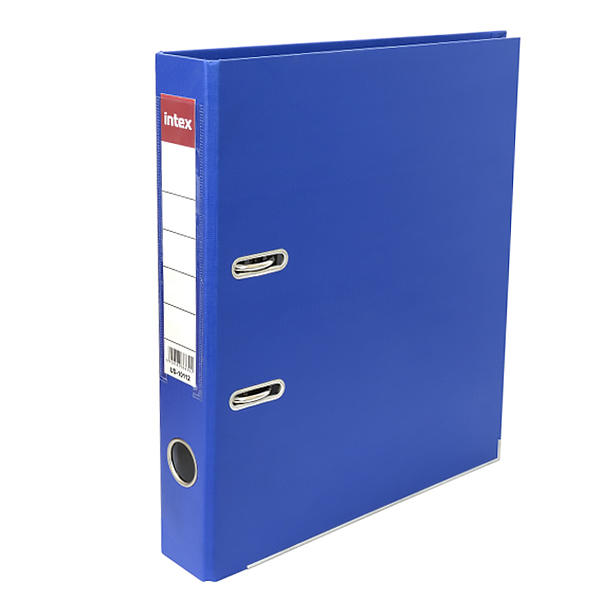 Папка-регистратор "Интекс", A4, 55 мм, синяя — Абсолют